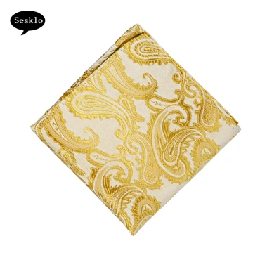 Khăn tay vuông nam Paisley có túi - Hanky trang trí tiệc cưới, giá 57.240₫ giảm từ 72.122₫