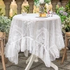 Khăn trải bàn ren rỗng sợi tổng hợp vintage - Che bụi, sang trọng cho nhà, khách sạn, hội nghị - Giá chỉ 77.963₫ 5