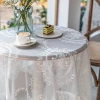 Khăn trải bàn ren rỗng sợi tổng hợp vintage - Che bụi, sang trọng cho nhà, khách sạn, hội nghị - Giá chỉ 77.963₫ 7