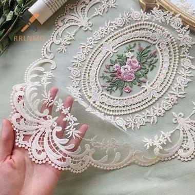 Khăn Trải Bàn Thêu Vải Thanh Lịch Rrlnmd - Đế Lót Ly & Cà Phê, Giá Ưu Đãi 36.936 VND