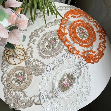 Khăn Trải Bàn Thêu Vải Thanh Lịch Rrlnmd - Đế Lót Ly & Cà Phê, Giá Ưu Đãi 36.936 VND 3 Khăn Trải Bàn Thêu Vải Thanh Lịch Rrlnmd - Đế Lót Ly & Cà Phê, Giá Ưu Đãi 36.936 VND 3