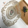 Khăn Trải Bàn Thêu Vải Thanh Lịch Rrlnmd - Đế Lót Ly & Cà Phê, Giá Ưu Đãi 36.936 VND 9