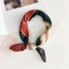 Khăn Turban Lụa Vuông 50x50cm - Họa Tiết Động Vật, Thắt Nơ, Đa Năng Công Sở và Quấn Tóc 7