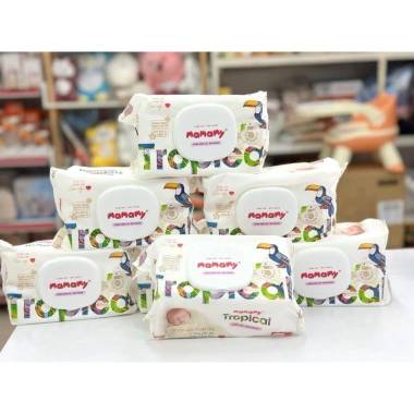 Khăn ướt Mamamy Tropical 90 tờ cao cấp cho bé - Giá ưu đãi 35.000 VNĐ