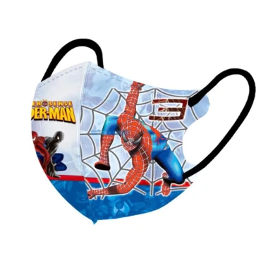 Khẩu trang siêu nhân Spider-Man cho bé 3-10 tuổi, giá ưu đãi 16.000 VND, thoáng mát, bảo vệ an toàn