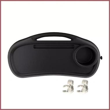 Khay ăn nhẹ xe đẩy đa năng, tháo rời, giá đỡ cốc di động, phụ kiện du lịch tái sử dụng – chỉ 250.560 VND zoeqnvn