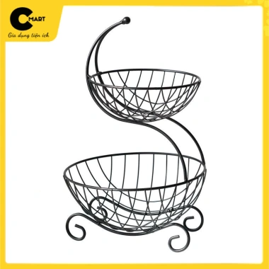 Khay Đựng Trái Cây Quả Tết Hai Tầng Decor - Thiết Kế Sang Trọng, Giá Ưu Đãi 175.000 VND 10