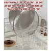 Khay inox 304 kèm vỉ lưới lọc dầu size 20-22, đa năng đựng thực phẩm chiên rán - 56.1k 5