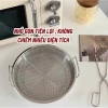 Khay inox 304 kèm vỉ lưới lọc dầu size 20-22, đa năng đựng thực phẩm chiên rán - 56.1k 7