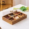 Khay phục vụ chia đôi KOZEEY - Đĩa gỗ đa năng đựng hạt, kẹo, rau, hộp ăn - 312,400₫ 4