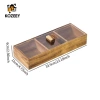 Khay phục vụ chia đôi KOZEEY - Đĩa gỗ đa năng đựng hạt, kẹo, rau, hộp ăn - 312,400₫ 9