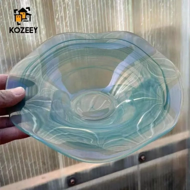 Khay thủy tinh KOZEEY 3 trong 1 - phục vụ tráng miệng, trái cây, salad, khai vị cho tiệc lễ và đám cưới, giá 214.500 VND 2