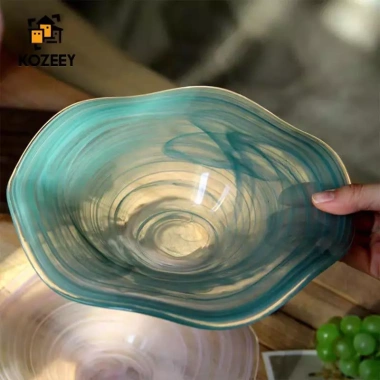 Khay thủy tinh KOZEEY 3 trong 1 - phục vụ tráng miệng, trái cây, salad, khai vị cho tiệc lễ và đám cưới, giá 214.500 VND 3