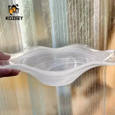 Khay thủy tinh KOZEEY 3 trong 1 - phục vụ tráng miệng, trái cây, salad, khai vị cho tiệc lễ và đám cưới, giá 214.500 VND 6