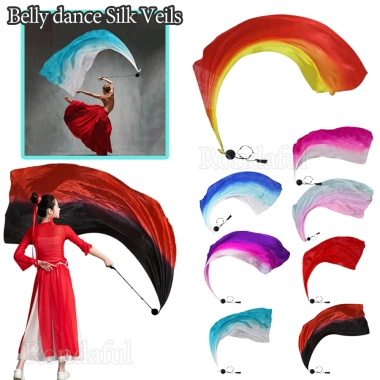 Khiêu Vũ Lụa Viền Bụng Thanh Lịch – Poi Streamer Màu Sắc, Khăn Lau Lụa Chenhomvn, Giá 185.263₫