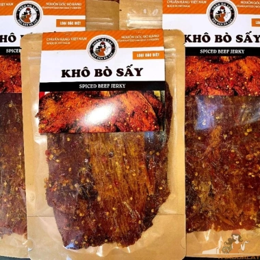 KHÔ BÒ ĐÀ LẠT TẢNG CAY THƠM BÙI GIÁ 110857Đ - QUÀ VẶT ĐẶC BIỆT NGON 9