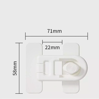 Khóa an toàn bé ROLY - Khóa tủ lạnh và ngăn kéo, bảo vệ trẻ, giá 37.840đ