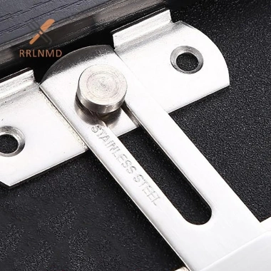 Khóa chốt thép không gỉ Rrlnmd cho cửa trượt, tủ, cửa sổ Fitg - An ninh gia đình mới 8