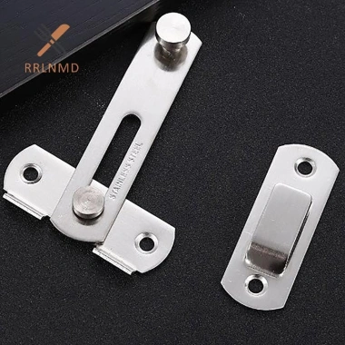 Khóa chốt thép không gỉ Rrlnmd cho cửa trượt, tủ, cửa sổ Fitg - An ninh gia đình mới 9