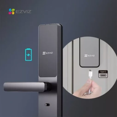 Khóa Cửa Vân Tay Thông Minh EZVIZ DL05 Bảo Mật 2 Lớp Chính Hãng Giảm Giá 3,3 Triệu 4