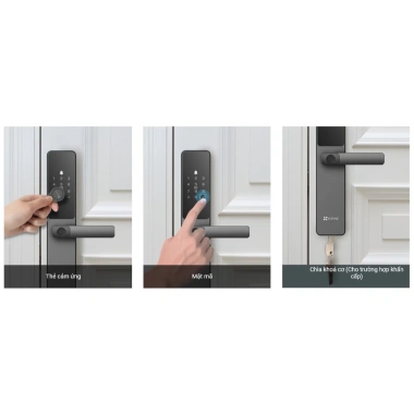 Khóa Cửa Vân Tay Thông Minh EZVIZ DL05 Bảo Mật 2 Lớp Chính Hãng Giảm Giá 3,3 Triệu 7