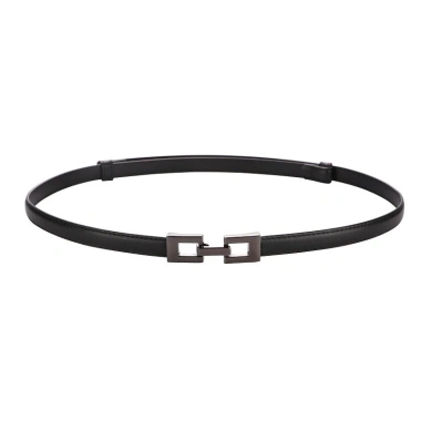 Khóa Đôi Da Thật Hãng Slim Thắt Lưng Nữ Dây Đeo Đa Năng Thời Trang Phù Hợp Quần Áo