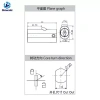 Khóa hợp kim kẽm cho tủ nộp thư ngăn kéo - 2 phím, giá ưu đãi 77.000₫ 3