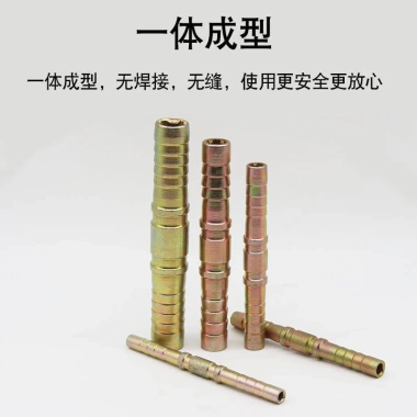 Khóa khớp ống dầu thủy lực thép carbon kẽm áp suất cao, chùa hai đầu, ống cao su phẳng, lõi mở rộng - 53.433đ 4