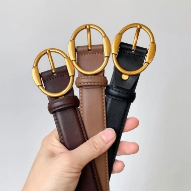 Khóa vàng cổ cao cấp và thắt lưng da bò thật đa năng cho nữ, chất lượng tỉa cao - Giá chỉ 126.634₫