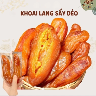 Khoai Lang Sấy Dẻo Không Đường Hút Chân Không - Snack Ăn Vặt Tối Ưu 55k 6
