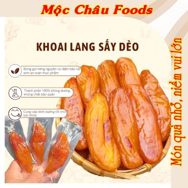 Khoai Lang Sấy Dẻo Không Đường Hút Chân Không - Snack Ăn Vặt Tối Ưu 55k 8