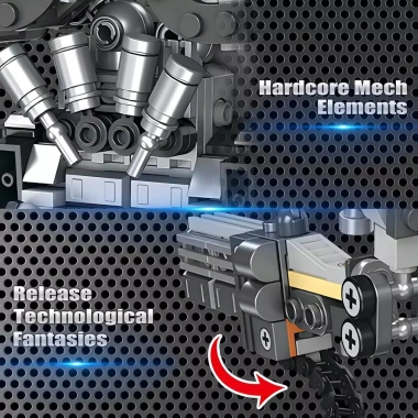 Khối Xây Dựng Mô Hình Mecha - Đồ Chơi cho Trẻ từ 6 tuổi, Quà Sinh Nhật, 413.563 VND 3