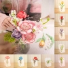 Khối xây dựng vi mô FLAZEA – Gạch mô hình hoa Tulip hồng, lắp ráp nhựa, giá 71.720đ