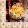 Khối xây dựng vi mô FLAZEA – Gạch mô hình hoa Tulip hồng, lắp ráp nhựa, giá 71.720đ 4