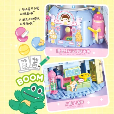 Khối xếp hình Gashapon bán chạy như tôm tươi – Đồ chơi lắp ghép mini giá 636k VND