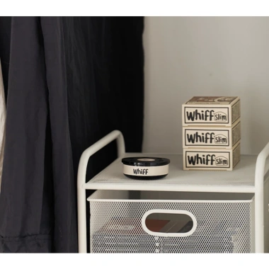 Khử mùi tự nhiên WHIFF Slim – Hấp thụ lâu, cho tủ quần áo và nhà vệ sinh, 2 màu Be Đen, Hàn Quốc