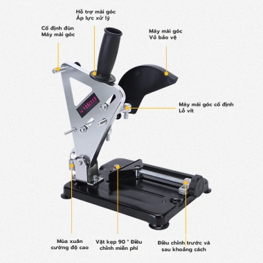 Khung máy cắt gắn máy mài cầm tay tiện lợi, an toàn, cứng cáp - Đặc quyền DIY chuyên nghiệp, chỉ 50.000₫ 4 Khung máy cắt gắn máy mài cầm tay tiện lợi, an toàn, cứng cáp - Đặc quyền DIY chuyên nghiệp, chỉ 50.000₫ 4