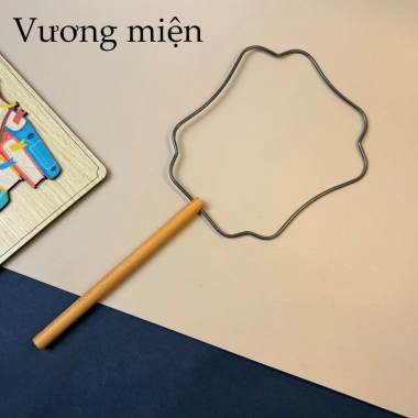 Khung quạt cổ trang đa mẫu Quạt triền hoa, cưới len, kẽm nhung giá 35.000đ 10