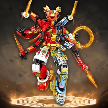 Khuyến mãi Mô hình Mecha Nezha – Đồ chơi lắp ghép giáo dục, giá chỉ 292.302₫