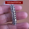 Khuỷu Tay Bạc Tây Tạng - Vòng Tay Cổ Bạc Gà Trống Máu Nho, Ống Vòng Tay, 15.027₫ 5