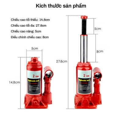 Kích thủy lực MONQIQI 2-5-8-10 tấn, công suất mạnh, giá ưu đãi 215.000 VND 10