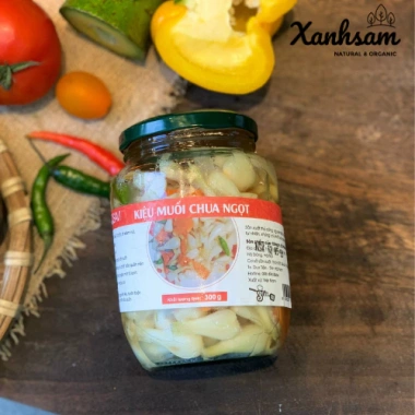 Kiệu chua ngọt nêm sẵn 300gr Xanh Sam Organic - Thành phần tự nhiên, giá 240k 3