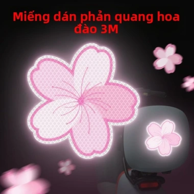 Kim Cương Lớp Phản Quang Dán Xe Điện Mũ Bảo Hiểm Đêm Chống Va Chạm Cảnh Báo Trầy 2PGN