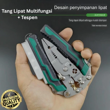 Kìm gấp đa năng 27 trong 1 Tespen – Cắt cáp, tước, lột, chống sốc, mạ chrome, giảm giá 140k 8 Kìm gấp đa năng 27 trong 1 Tespen – Cắt cáp, tước, lột, chống sốc, mạ chrome, giảm giá 140k 8