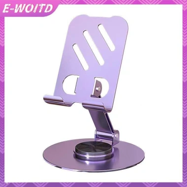 Kim loại E-WOITD 360 xoay, gập lại, chống trượt - Đỡ điện thoại & máy tính bảng, điều chỉnh linh hoạt 49.347 VND