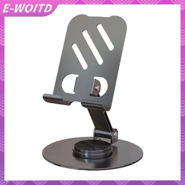 Kim loại E-WOITD 360 xoay, gập lại, chống trượt - Đỡ điện thoại & máy tính bảng, điều chỉnh linh hoạt 49.347 VND