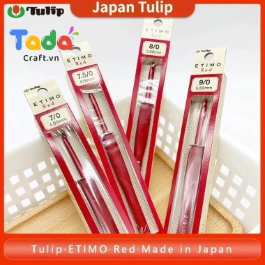 Kim móc Nhật Tulip Etimo Red chính hãng - Giá chỉ 199k, sang trọng, bền bỉ