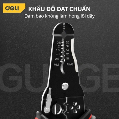 Kìm tuốt dây điện đa năng MONQIQI - Thép không gỉ, tách vỏ, xoắn dây, chỉ 90.000₫