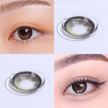 Kính Áp Tròng MINA LENS MILIES GRAY 0-8 Độ - Giá 75k, bảo vệ mắt thời trang
