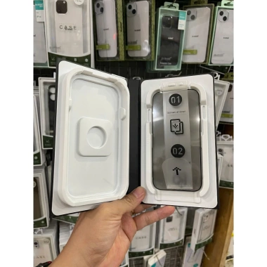 Kính cao cấp iPhone 16 Pro & 16 Pro Max kèm khung MagicBox - Siêu dễ dán, bảo vệ tối đa, 59.000₫ 2